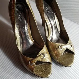 Sexy Carlos Santana peep toe shoe